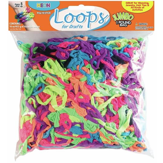 Pepperell Neon Braiding Polyester Loops